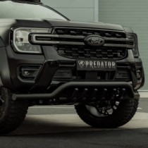 Ford Ranger 2023- Barre de spoiler noire de 70 mm avec barres d'essieu