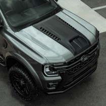 Ford Ranger 2023 - Capot étroit avec aérations - Noir mat