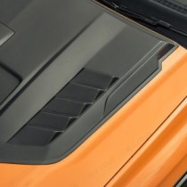 Ford Ranger 2023 - Capot pleine largeur avec aérations V2 - Noir mat