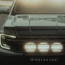 Capot blindé noir mat du Ford Ranger 2023