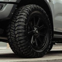 Jante en alliage Predator Hurricane 20" pour Ford Ranger 2023 - Noir mat