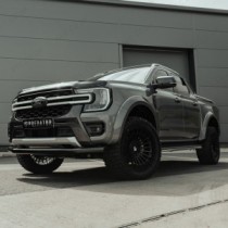 Jante en alliage emblématique Predator de 20 po pour Ford Ranger 2023 - Noir mat