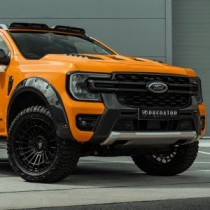 Jante en alliage emblématique Predator de 20 po pour Ford Ranger 2023 - Noir mat