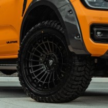 Jante en alliage emblématique Predator de 20 po pour Ford Ranger 2023 - Noir mat