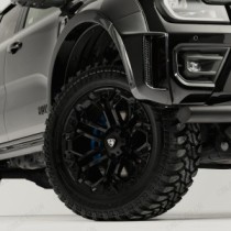 Jante en alliage Predator Scorpion 20" pour Ford Ranger 2023 - Noir mat