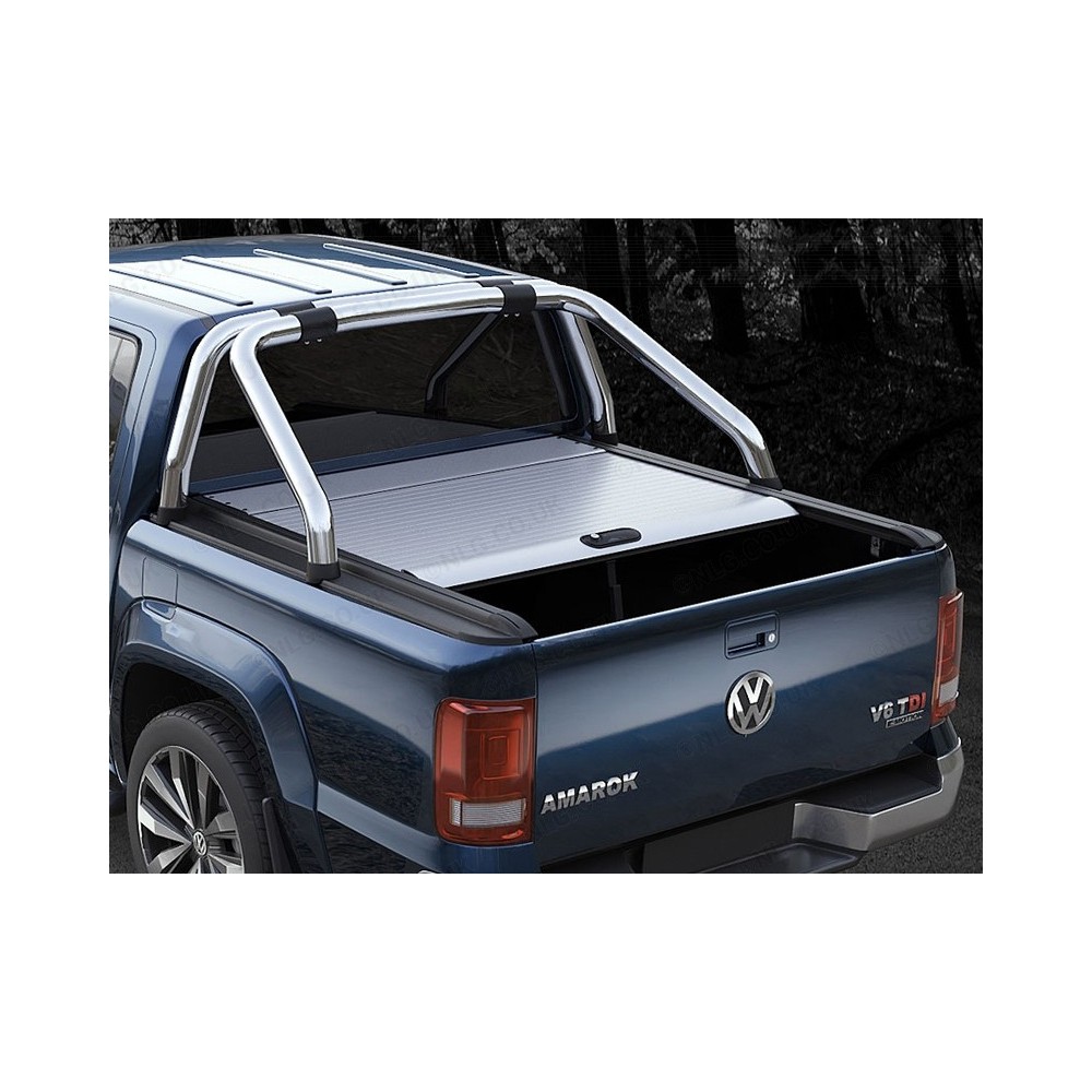 Volet roulant Mountain Top pour VW Amarok 2011-2020 - Argent