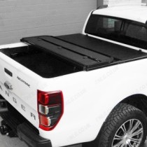 Couvre-caisse pliable en trois parties en alliage robuste pour Ford Ranger 2019-2022