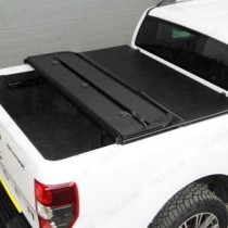 Couvre-caisse pliable en trois parties en alliage robuste pour Ford Ranger 2019-2022