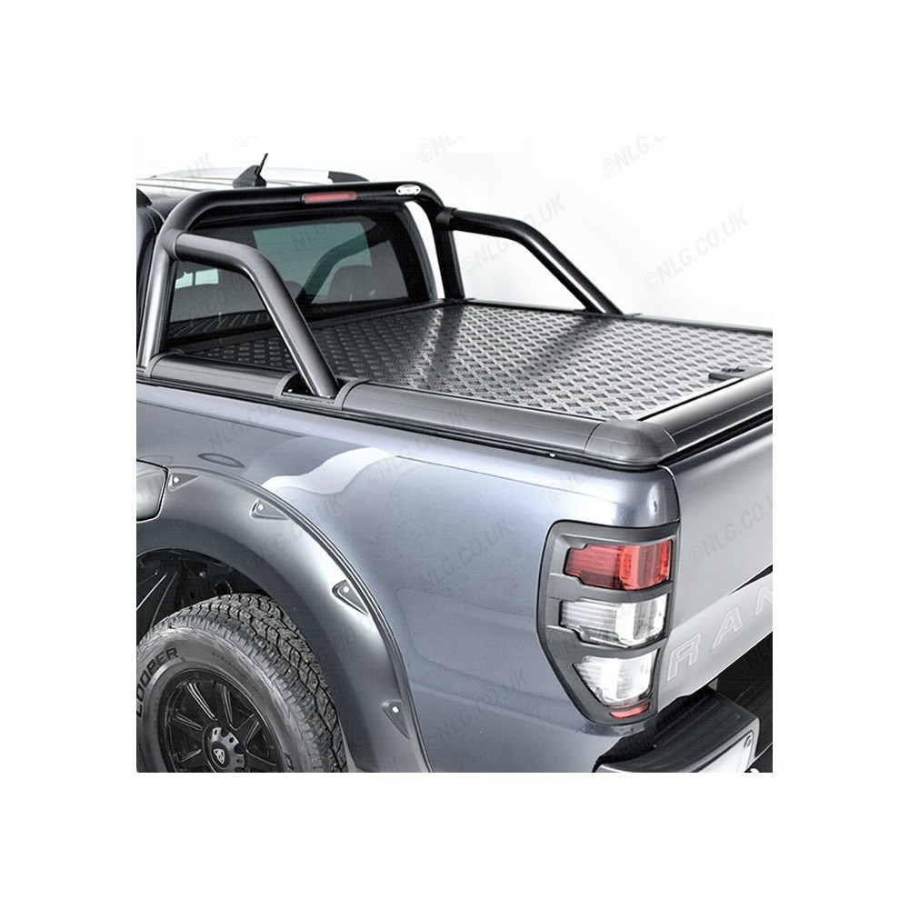 Ford Ranger 2019-2022 ProTop Lift-Up Alu-Cover (compatible avec l'arceau de sécurité d'origine)