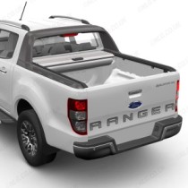 Volet roulant argenté Mountain Top Roll pour Ford Ranger Wildtrak 2012-2022