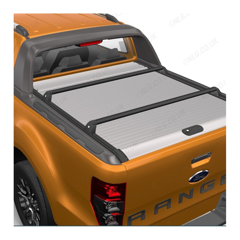 Barres transversales noires MT Roll pour Ford Ranger Wildtrak 2012 - 2022