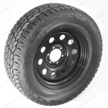 Jantes en acier modulaires noires Ford Ranger 18" - Décalage large