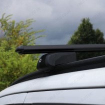 Ford Ranger Wildtrak 2012- Barres transversales noires pour rails de toit