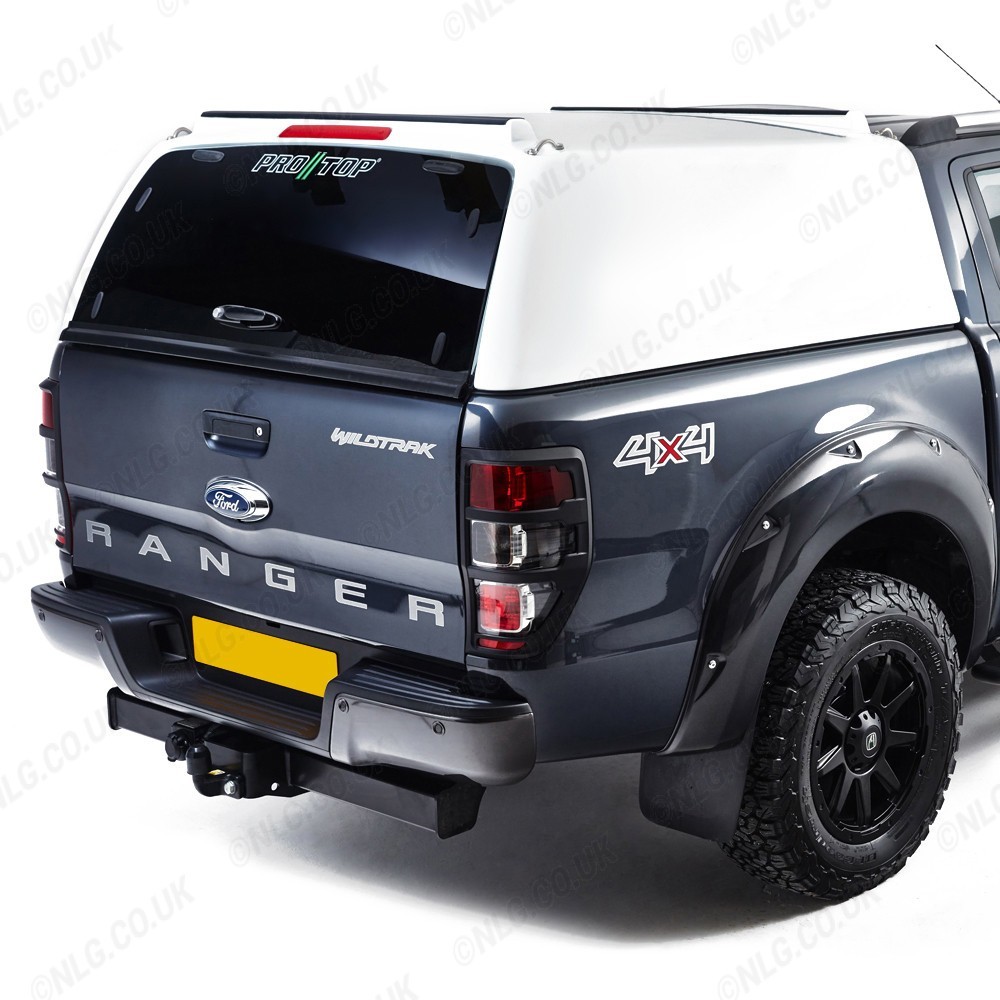 Ford Ranger 2012-2022 Pro//Top Tradesman Hardtop en blanc