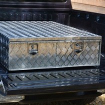 Système de rangement pour benne de pick-up en aluminium à deux tiroirs