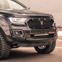 Calandre en maille Predator pour Ford Ranger 2019 et plus - Noir brillant/mat