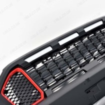 Ford Ranger 2019-2022 Thunder Grille Noir Mat Avec Accents Rouges