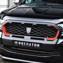 Ford Ranger 2019 et plus - Calandre Predator Mesh avec accents rouges Choix de couleurs