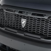 Calandre en maille Predator de style Raptor pour Ford Ranger Wildtrak 2019 en noir mat