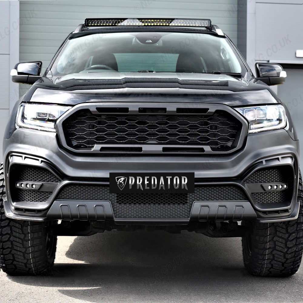 Kit de carrosserie de pare-chocs de style AMG avec feux de jour pour Ford Ranger 2016-2022