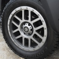 Ford Ranger 2019 sur jante en alliage 20x9 Hawk Dakar - Gris mat