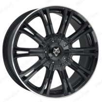 Jante en alliage Wolf Vermont 20x9,5 pour Ford Ranger 2019 - Noir brillant