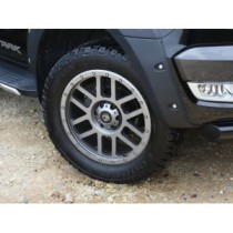 Jante en alliage Predator Dakar 20" pour Ford Ranger 2012-2019 - Gris métallisé