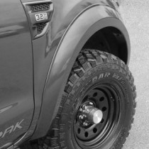 Passages de roue Ford Ranger 2012-2016 70 mm - Gris Wildtrak