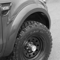 Passages de roue Ford Ranger 2012-2016 70 mm - Gris Wildtrak