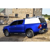 Hilux Double Cab Pro//Top Tradesman avec porte arrière en verre en différentes couleurs - Compatible avec porte-échelle