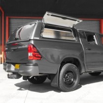 Toyota Hilux 2016 - ProTop Canopy Gullwing en différentes couleurs avec porte arrière solide - Verrouillage centralisé