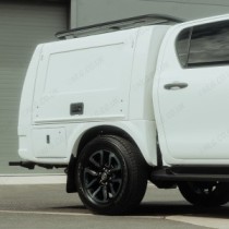 Carrosserie de service professionnelle ProTop Utility Hilux 2016- Double Cab en blanc