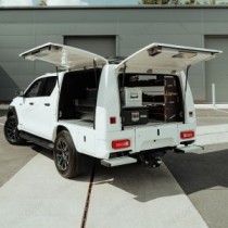 Carrosserie de service professionnelle ProTop Utility Hilux 2016- Double Cab en blanc