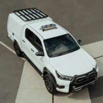 Carrosserie de service professionnelle ProTop Utility Hilux 2016- Double Cab en blanc