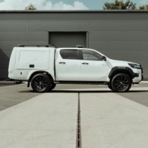 Carrosserie de service professionnelle ProTop Utility Hilux 2016- Double Cab en blanc