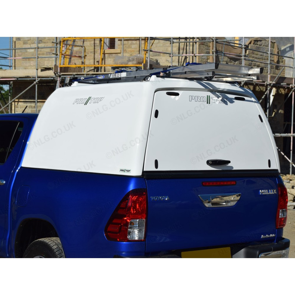 Toyota Hilux 2021 - Pro//Top Tradesman Canopy Toit surélevé Côtés vierges