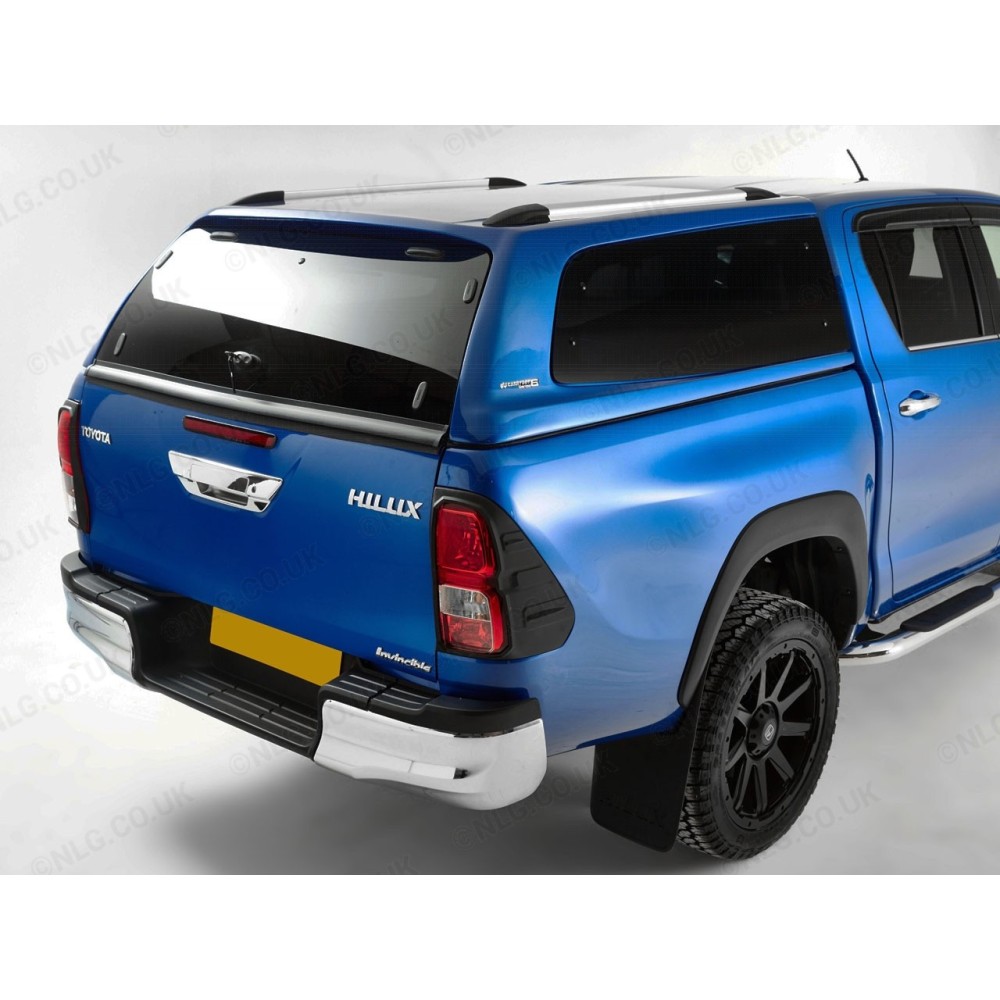 Toyota Hilux 2021 sur toit rigide Carryboy S6 - Fenêtres escamotables