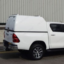 Toyota Hilux 2016- ProTop Tradesman en argent 1D6 avec porte arrière solide