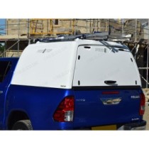 Toyota Hilux 2016 On Double Cab Pro//Top Tradesman Hard Top Canopy High Roof Blank Sided Couleur assortie au blanc 040