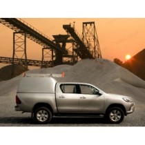 Toyota Hilux 2016 On Double Cab Pro//Top Tradesman Hard Top Canopy High Roof Blank Sided Couleur assortie au blanc 040