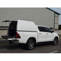 Toyota Hilux 2016 On Double Cab Pro//Top Tradesman Hard Top Canopy High Roof Blank Sided Couleur assortie au blanc 040