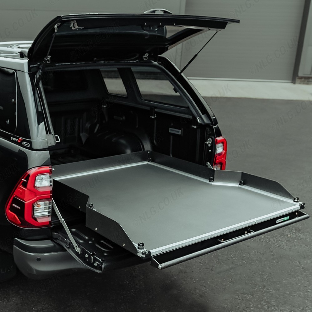 Toyota Hilux 2016 - Plateforme de chargement coulissante pleine largeur - Finition Rhino Deck