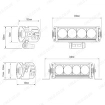 Toyota Hilux 2016 sur le kit d'intégration Lazer Lights Triple-R 750