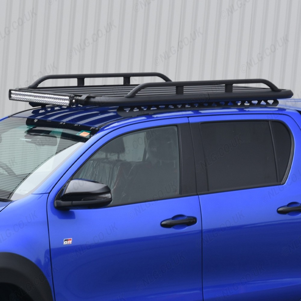 Galerie de toit plate-forme Predator avec rail latéral pour Toyota Hilux 2016