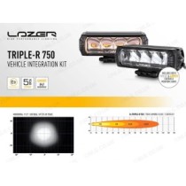 Toyota Hilux 2021 - Kit d'intégration de calandre Triple-R 750 avec lampes laser