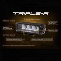 Toyota Hilux 2016 sur grande barre lumineuse auxiliaire à LED Lazer Lights Triple R16