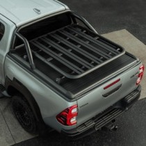 Galerie de toit plate-forme Toyota Hilux Predator pour couvertures de toit Mountain Top Roll (sans rails latéraux)