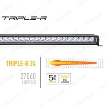 Barre lumineuse de toit Lazer LED Triple-R 24 pour VW Amarok 2011-2020