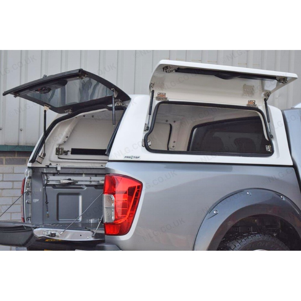 Hardtop ProTop Gullwing avec porte arrière pleine pour Nissan Navara NP300