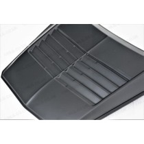 Prise d'air de capot noir mat pour Nissan Navara NP300 2016-2021